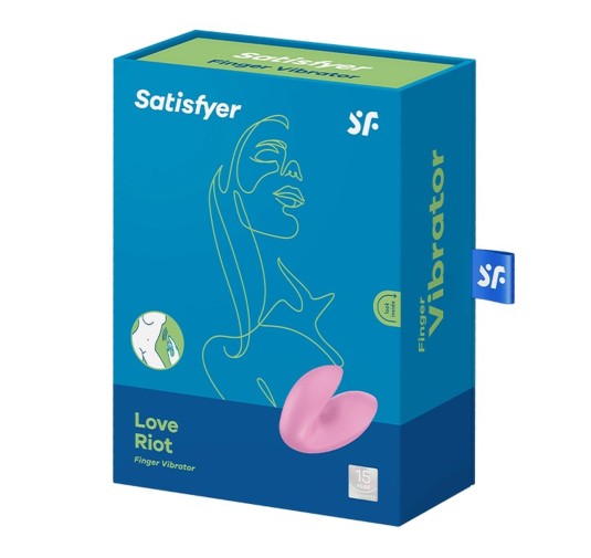 Mały wibrator na palec Satisfyer Love Riot różowy